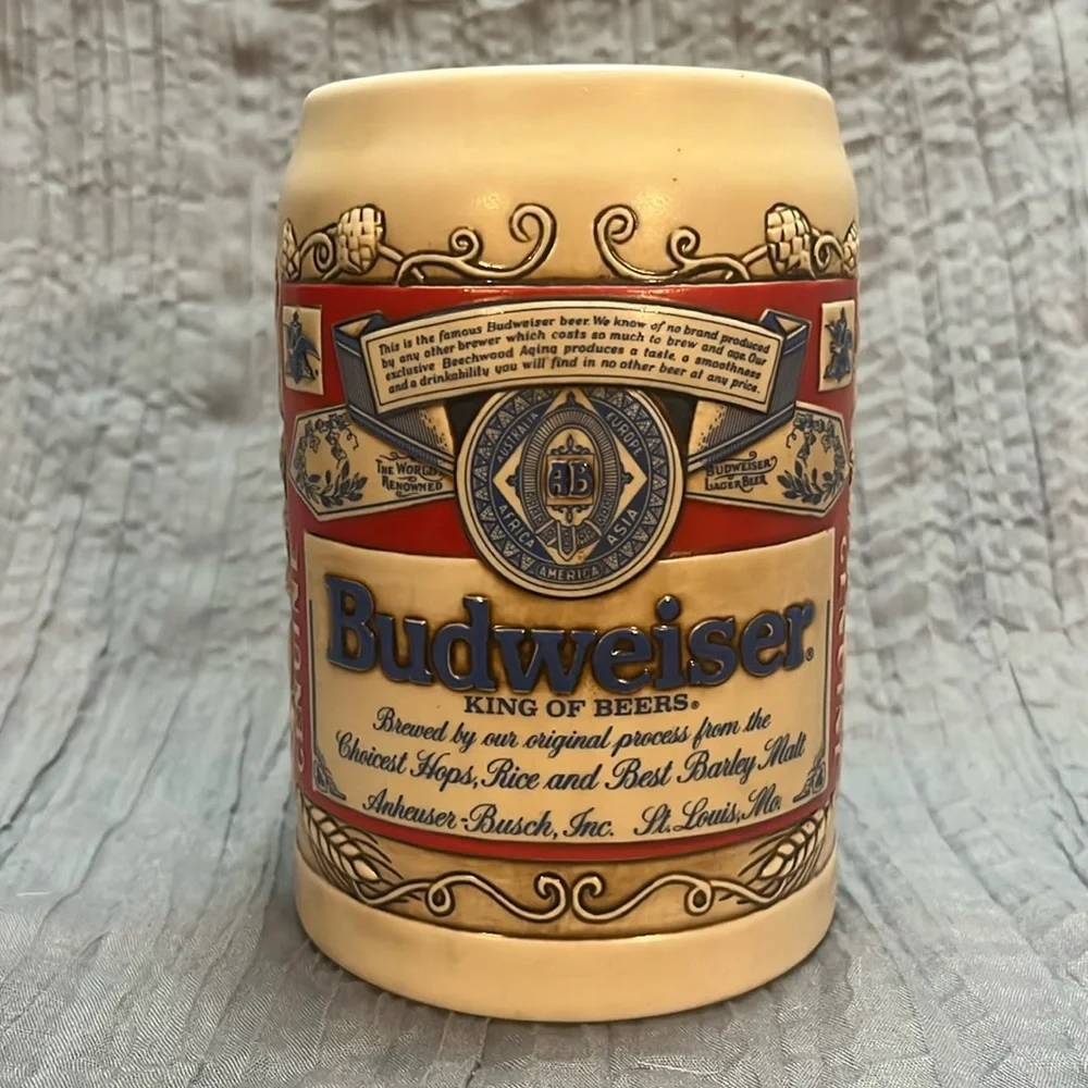 1989 Budweiser CS101 Label Stein - Picture 1 of 5